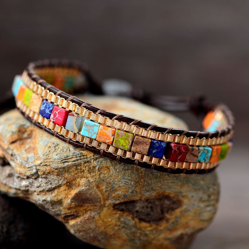7 Chakras Shakti Weave Bracelet