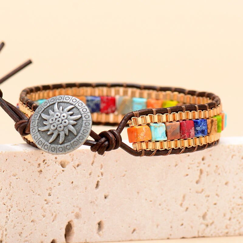 7 Chakras Shakti Weave Bracelet