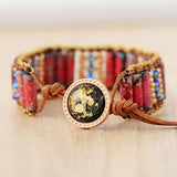Multicolor Jasper Energy Wrap Bracelets