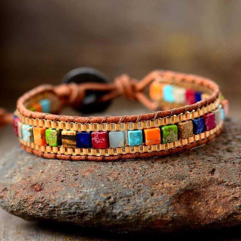7 Chakras Shakti Weave Bracelet