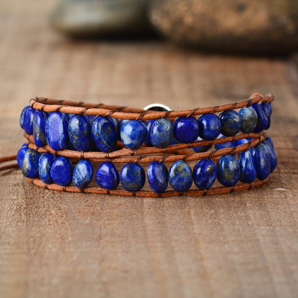Loving Lapis Lazuli 2 Wrap Bracelet