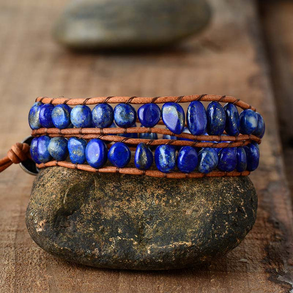 Loving Lapis Lazuli 2 Wrap Bracelet