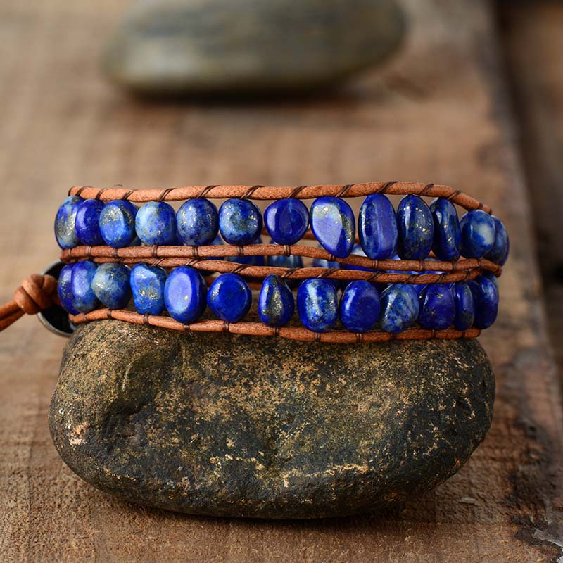 Loving Lapis Lazuli 2 Wrap Bracelet