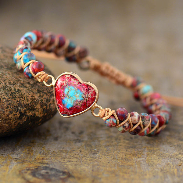 Calming Heart Jasper Bracelet