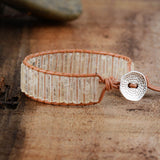 High Vibration Clear Quartz Wrap Bracelet