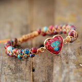 Calming Heart Jasper Bracelet