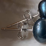 Midnight Freshwater Pearls - Necklace, Bracelet, Earring Set