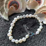 Timeless Baroque Pearl Necklace & Bracelet set
